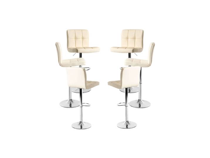 6er Set Casper Hocker - Beige