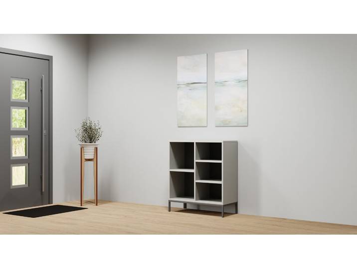 Offenes Sideboard nach Maß Premium Dekore Grau