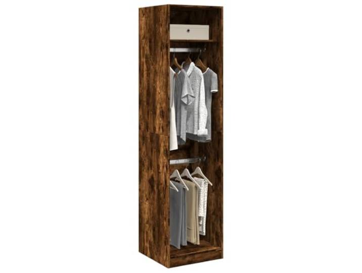 HKLGBVCR Kleiderschrank, Raucheiche, 50 x 50 x 200 cm, Holz