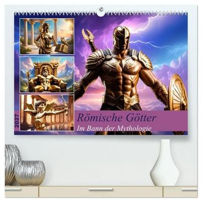 Römische Götter (hochwertiger Premium Wandkalender 2027 DIN A2 quer), Kunstdruck in Hochglanz