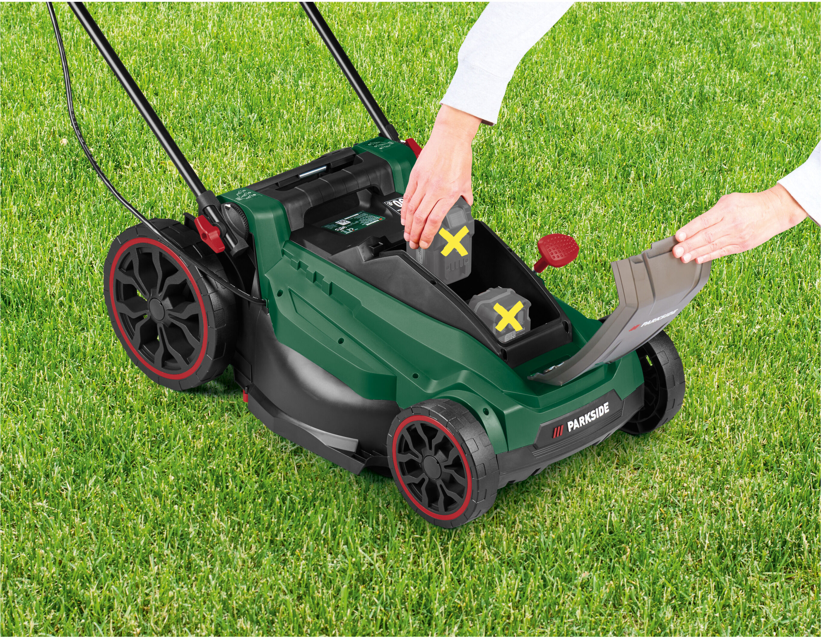 PARKSIDE® 40 V Akku-Rasenmäher »PARM 41 A1«, ohne Akkus – ohne Ladegerät