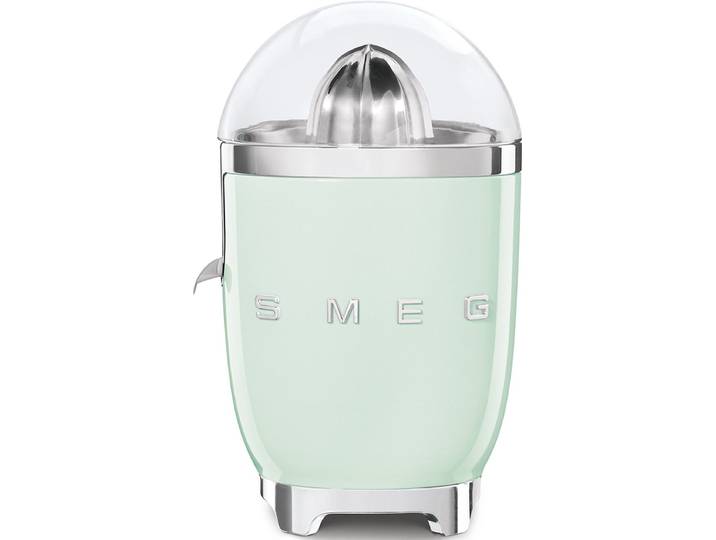 SMEG CJF11PGEU Citruspers - Elektrische Citruspers - 70W - RVS Filter - Antidruppelsysteem - Automatische Start/Stop - '50s Style - Watergroen