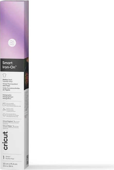 Cricut Smart Iron-On 33 x 91 cm (Holographic Transblue)