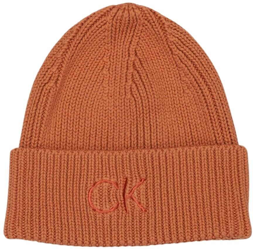 Calvin Klein Damen Hut oder Mütze, Orange, Gr. Onesize, Baumwolle / Synthetik - Second Hand