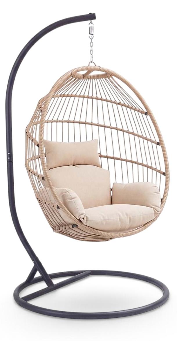 Hängesessel Coco | Sand | Rope & Aluminium | 2er Set