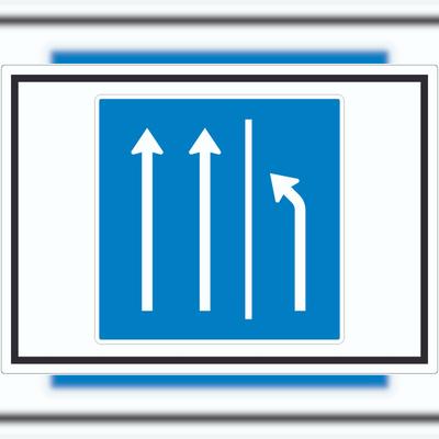 HB-Druck Aufkleber Seitenstreifen räumen Symbol A5 (148x210mm)