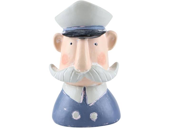 Dekofigur AM DESIGN Seefahrer aus Polyresin , blau, B:4,5cm H:10cm, Polyresin, Dekofiguren, Dekofigur, handgefertigt