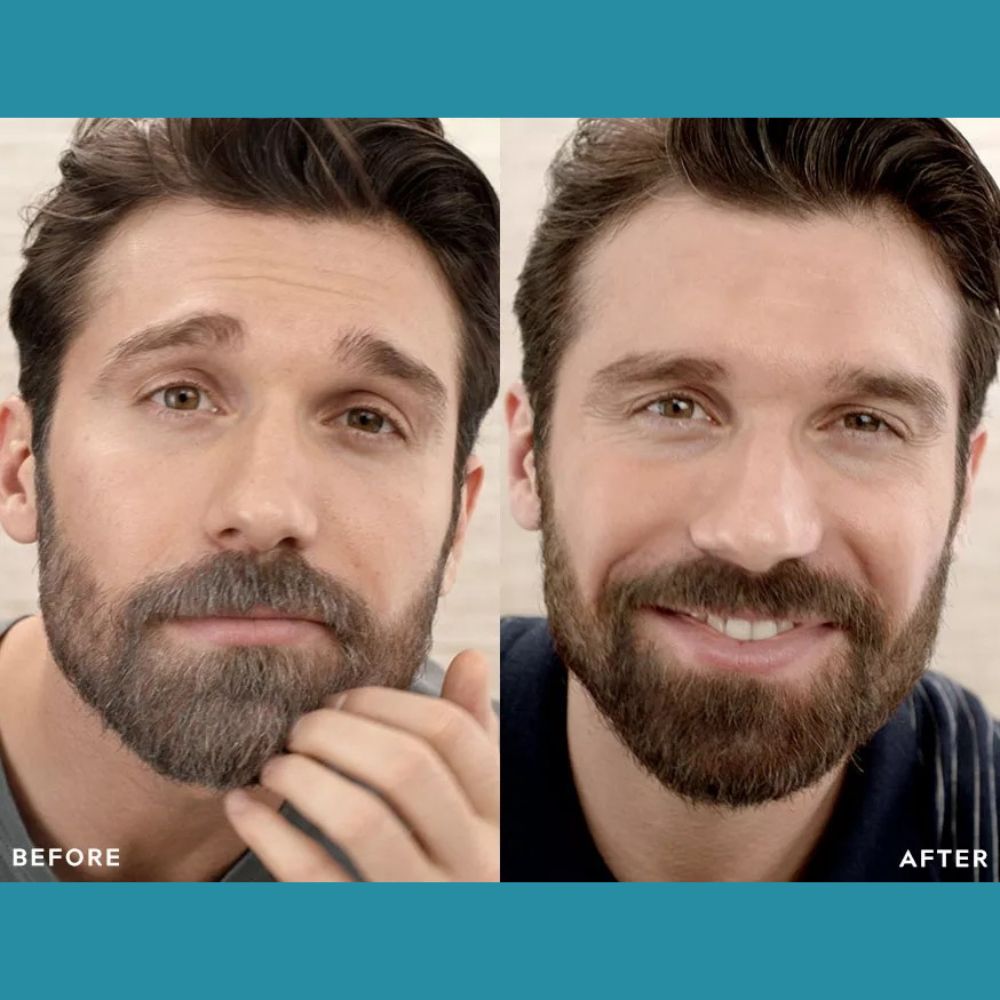 Just for Men Moustache and Beard Gel-Based Hair Dye Easy Application 1&nbsp;un. M-55 Real Black