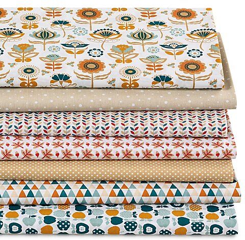 Patchwork-Überraschungspaket "Naturtöne", je nach Anfall