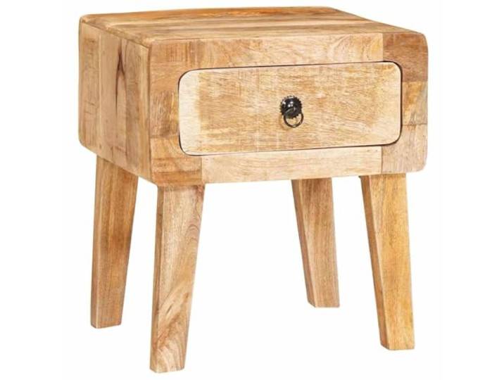 GPWERSDF Beistelltisch Braun 40 x 32 x 46 cm Massivholz Mango Rustikales Design, Vielseitig Einsetzbar, Platzsparend, Einfache Montage, Pflegeleicht
