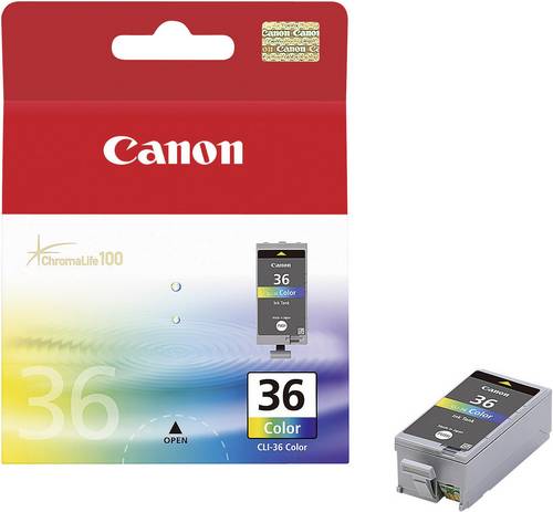 Canon Druckerpatrone CLI-36 Original Cyan, Magenta, Gelb 1511B001