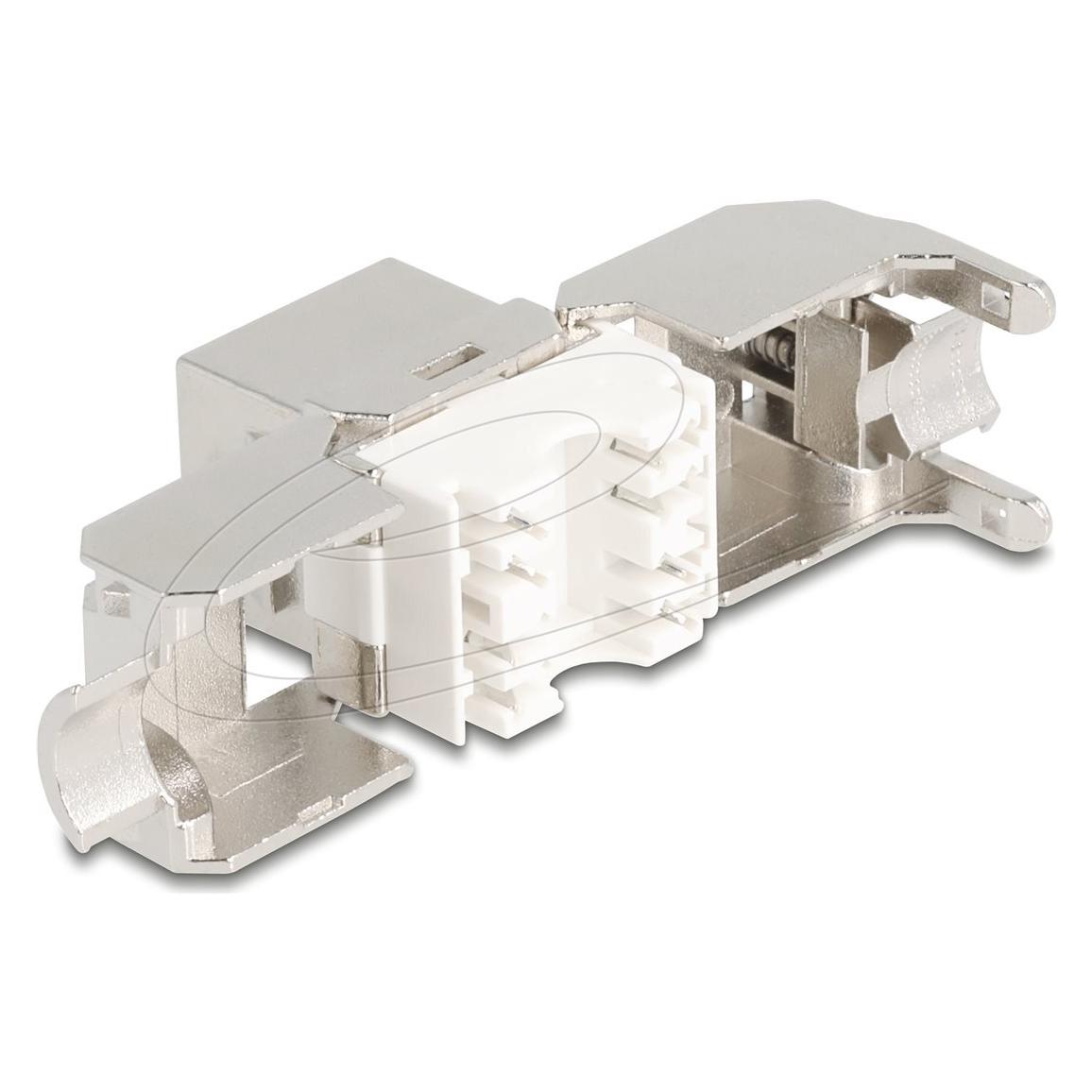 Delock Keystone Modul RJ45 Buchse zu LSA Cat.8.1 STP mit Met (Keystone Modul) (90683)