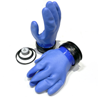 Rolock 3 - Dryglove Komplettsytem mit Handschuhen - Farbe: Blau - Größe: L