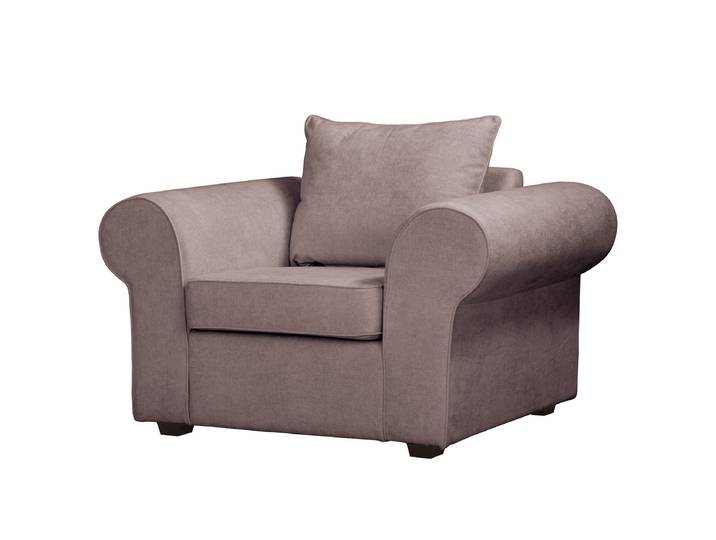 Fauteuil Mauve Tissu Libra 130 x 88 x 88cm