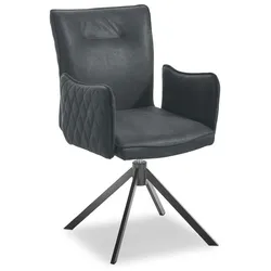 MAISON Stuhl Ana Mikrofaser Anthracite