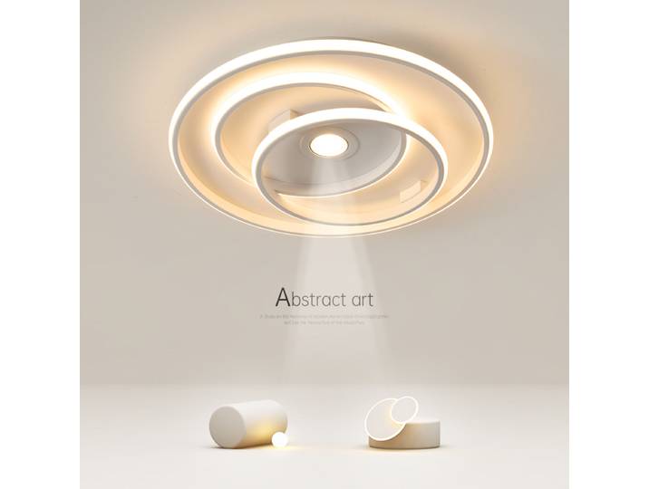 Plafond LED de luxe lustre salon lampe principale lustre moderne lumières nordique minimaliste atmosphère lampe pour chambre étude