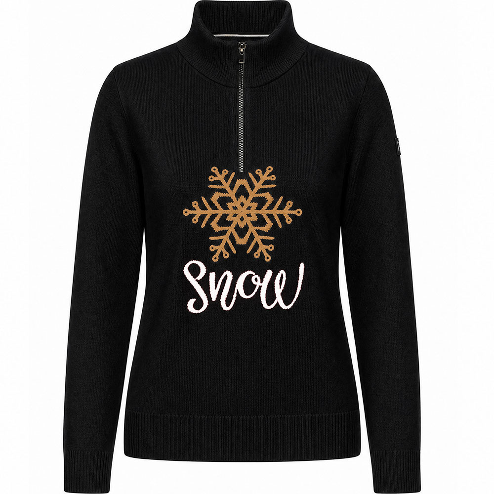 Newland Damen Merino Troyer RUNA black - M