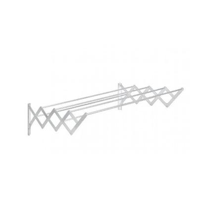 MUEBLEAR - Ausziehbare Wäscheleine zur Wandmontage aus Metall 60cm x 3m