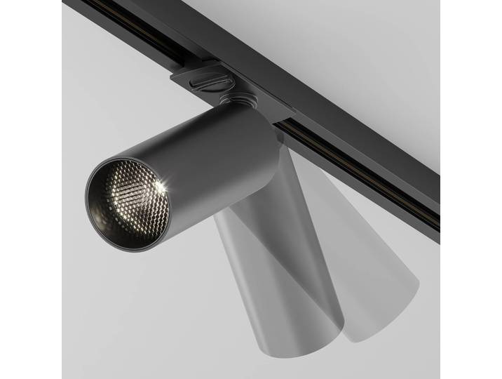 Maytoni Focus LED-Spot, Unity-System, Triac, 940, schwarz Focus, dimmbar, schwarz, für Arbeitszimmer / Büro, Aluminium, Modern