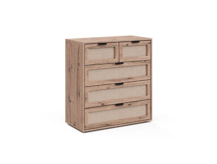 Commode avec tiroirs Elven 79x85cm avec 5 tiroirs Chêne Vicco 59349