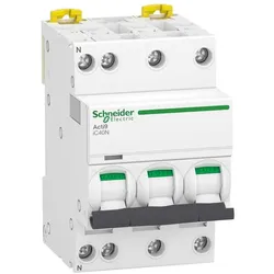 Schneider Electric, Schutzschalter, Acti9 iC40N-Leitungsschutzschalter-3P+N- A9P54732