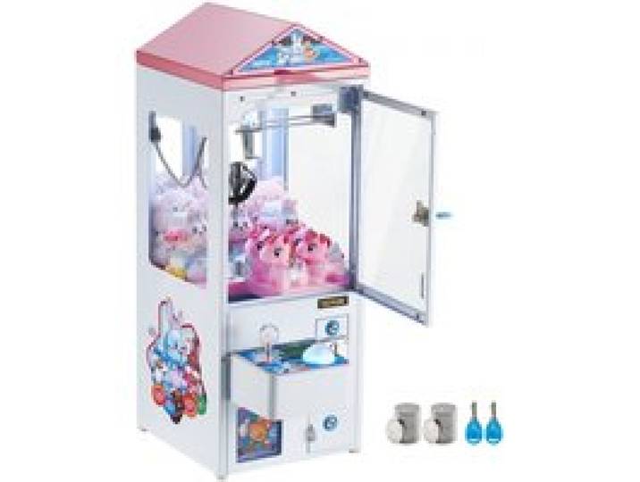 VEVOR Machine attrape poupées à griffes, levage des griffes 0-130 mm, jeu d'arcade commercial pour attraper bonbons, avec lumière et son, distributeur de jouets à pince pour enfants, garçons, filles
