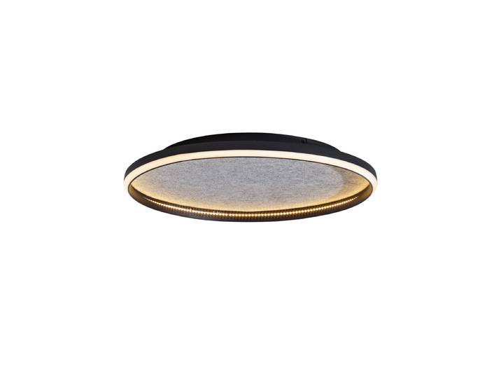 Plafonnier design noir avec feutre LED inclus à intensité