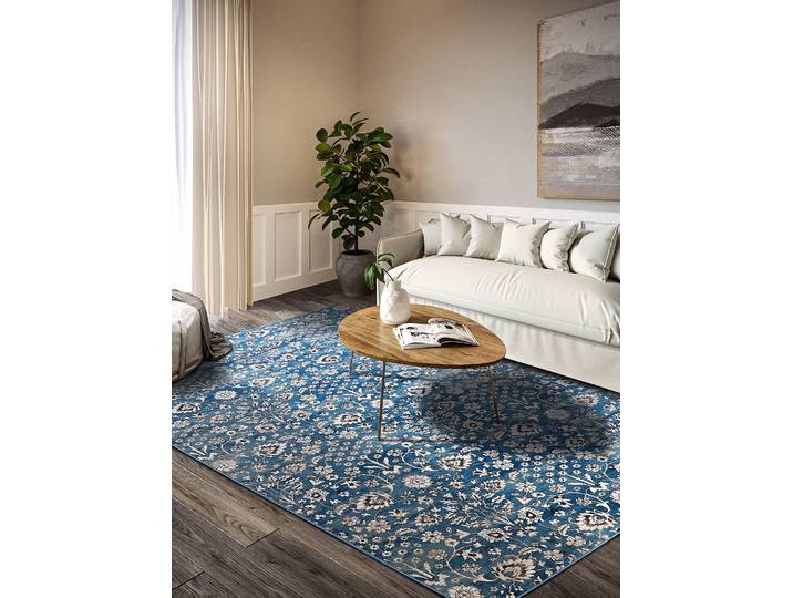 Tapis Ernest Bleu/Bleu 200 x 280cm Polypropylène