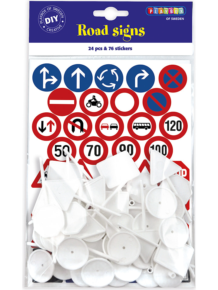 Playbox Verkehrsschilder & Sticker in Bunt - onesize