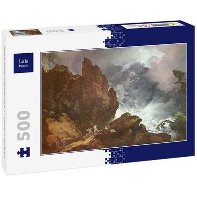 Lais Puzzle Philipp Jakob Loutherbourg d. J. - Lawine in den Alpen 500 Teile