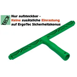 Unger OE450 Fensterwischer Halter UniTec Stripträger 45 cm Einwascher, Leichtes Kunststoffträgerteil mit Wasserkammern
