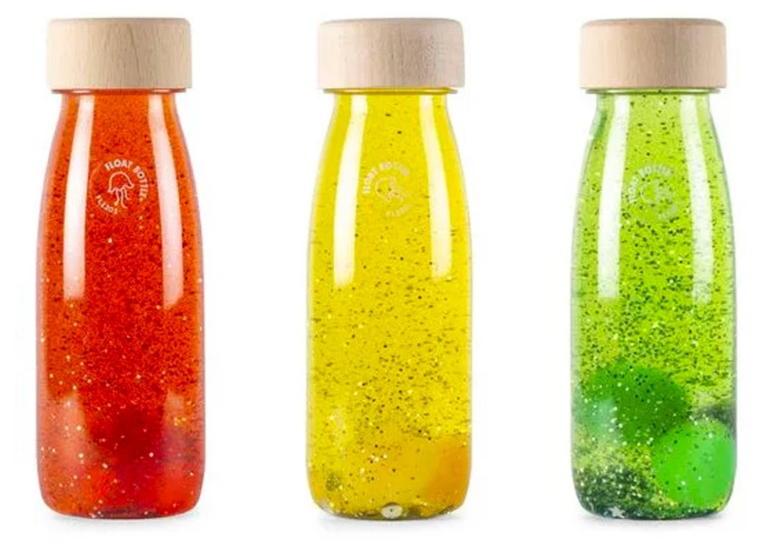 Petit Boum Set van 3 Twilight sensory bottles