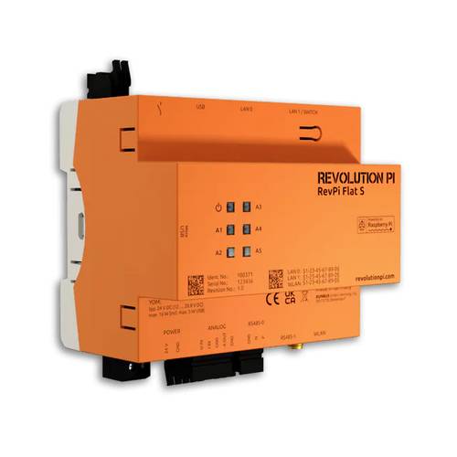 Revolution Pi by Kunbus RevPi Flat S 32GB PR100371 SPS-Erweiterungsmodul 24V