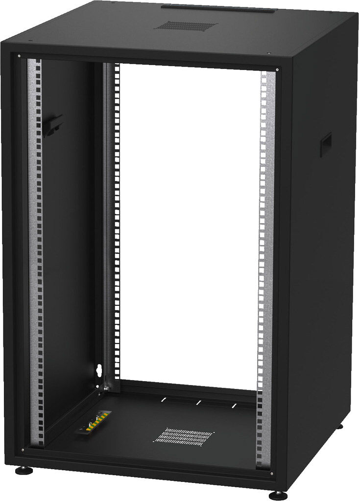 MONACOR Rack-18s/sw Studiorack Für 482-Mm-Geräte (19"), 18 He