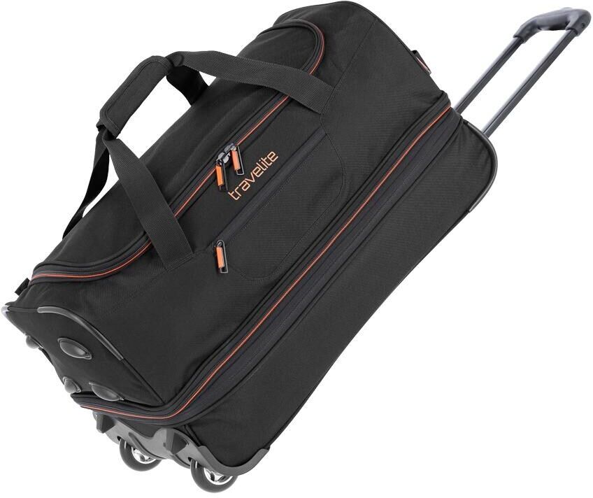 Koffer TRAVELITE "BASICS", Damen, Gr. 51 l, schwarz, Koffer Koffer schwarz 51 l