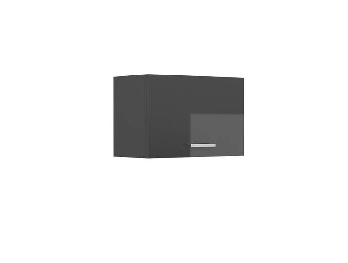 Vicco Hängeschrank R-Line Anthrazit Hochglanz 60 cm Flach, Anthrazit, Anthrazit, Holzwerkstoff, 1 Fächer, Rechteckig, 60x40x31 cm, Küchen, Küchenmöbel, Küchenschränke, Küchenoberschränke