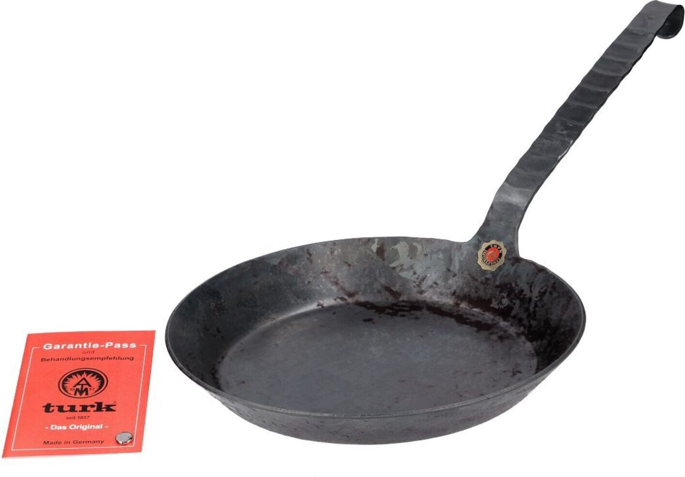 Albert Turk gietijzeren pan met platte handgreep