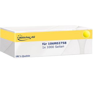 kompatibel für Xerox 106R02758 1000 Seiten gelb