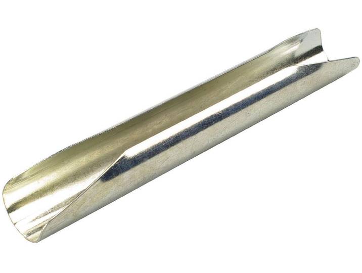 Verbinder LIEDECO, grau (chromfarben), L:12cm, Gardinenstangenhalterungen, Verbinder, Rohrverbinder für Rohre Ø 20 mm