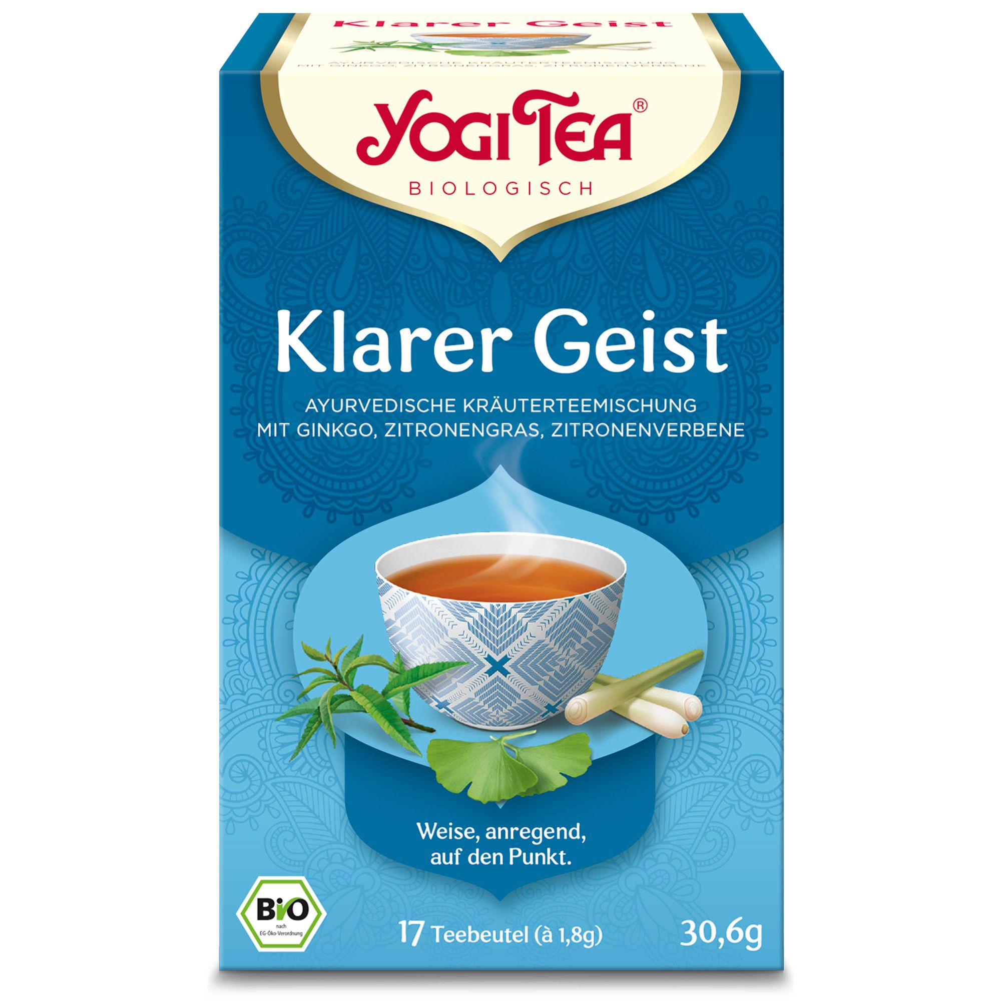 Yogi TEA Klarer Geist Bio Filterbeutel 17x1,8 g