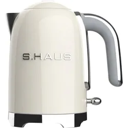 Swiss haus 1.7 l Edelstahl Wasserkocher 2200W, Wasserkocher, Weiss