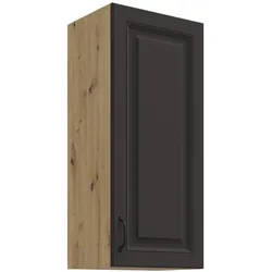 Hängeschrank 40 cm Stilo Grau Küchenzeile Küchenblock Küche Landhaus Höhe 90 cm