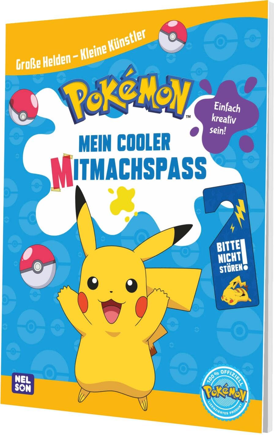 Pokémon: Große Helden - Kleine Künstler: Mein cooler Mitmachspaß: Einfach kreativ sein! (Pokémon Activity-Buch) - Preis vom 11.10.2026 15:43:13 h
