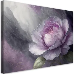 WANDBILD abstrakte pfingstrose