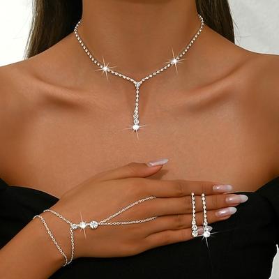 Damen Brautschmuck-Sets Silber Legierung Mode Unregelmäßige Form