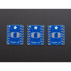 Adafruit SMT Breakout PCB für SOIC-16 oder TSSOP-16 - 3er Pack