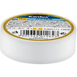 Kanlux weißes Isolierband 20m