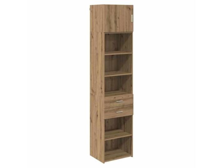 KGHFDVB Highboard Artisan-Eiche 50 x 42,5 x 225 cm Holzwerkstoff Wandmontiert, Platzsparend, Stauraum, Wohnzimmer, Robust, Pflegeleicht