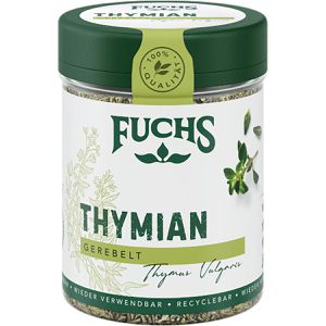 Fuchs Thymian Premium Qualität, getrocknet und gerebelt, im Streuer, 20 g