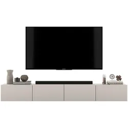 TV-LOWBOARD 2er-Set Enjoy Kaschmir matt 240 cm